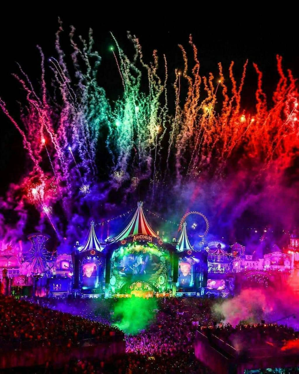 Tomorrowland Carnival Stage Background