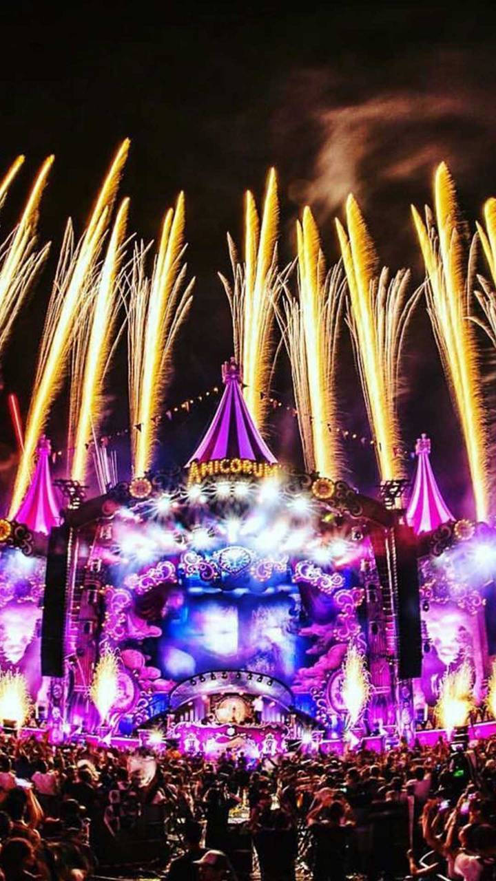Tomorrowland Circus Atmosphere Background