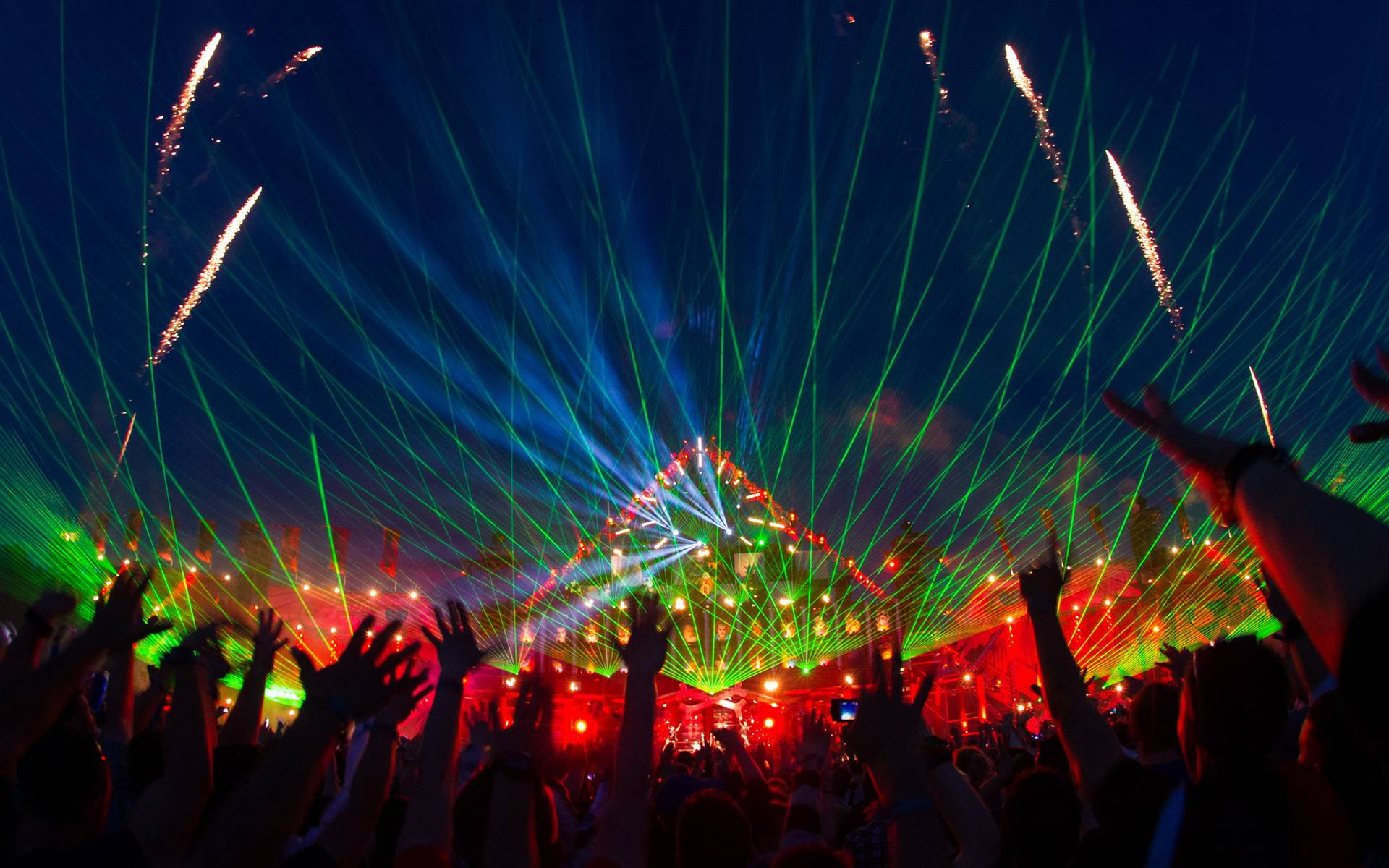 Tomorrowland Electronic Party Background