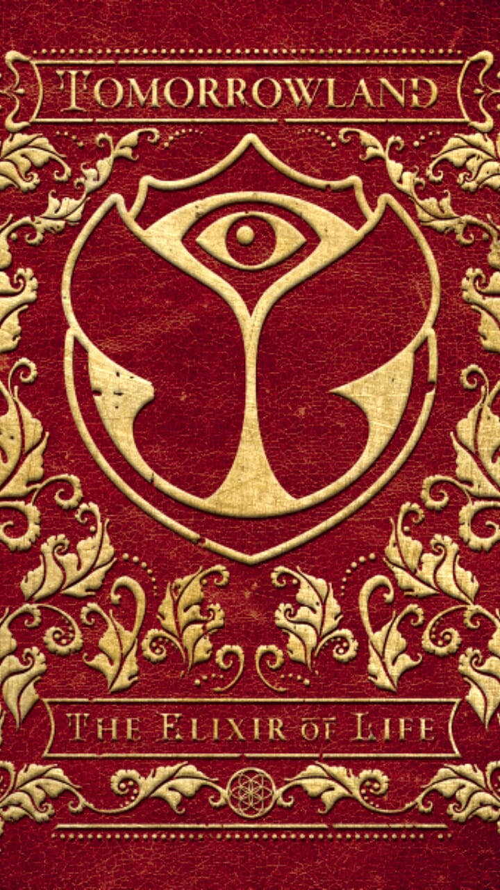 Tomorrowland Golden Logo Background