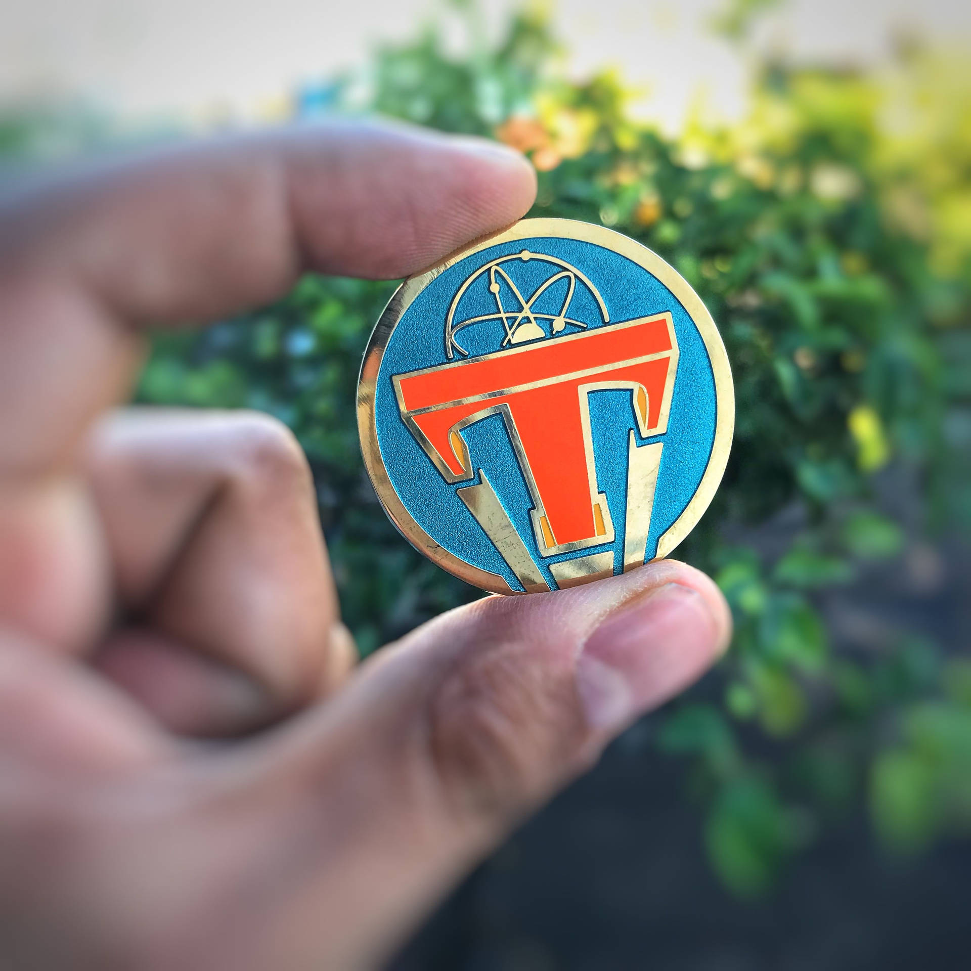 Tomorrowland Movie Emblem Badge Background