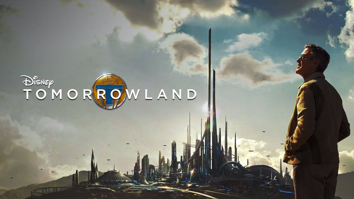 Tomorrowland Movie Emblem Poster Background