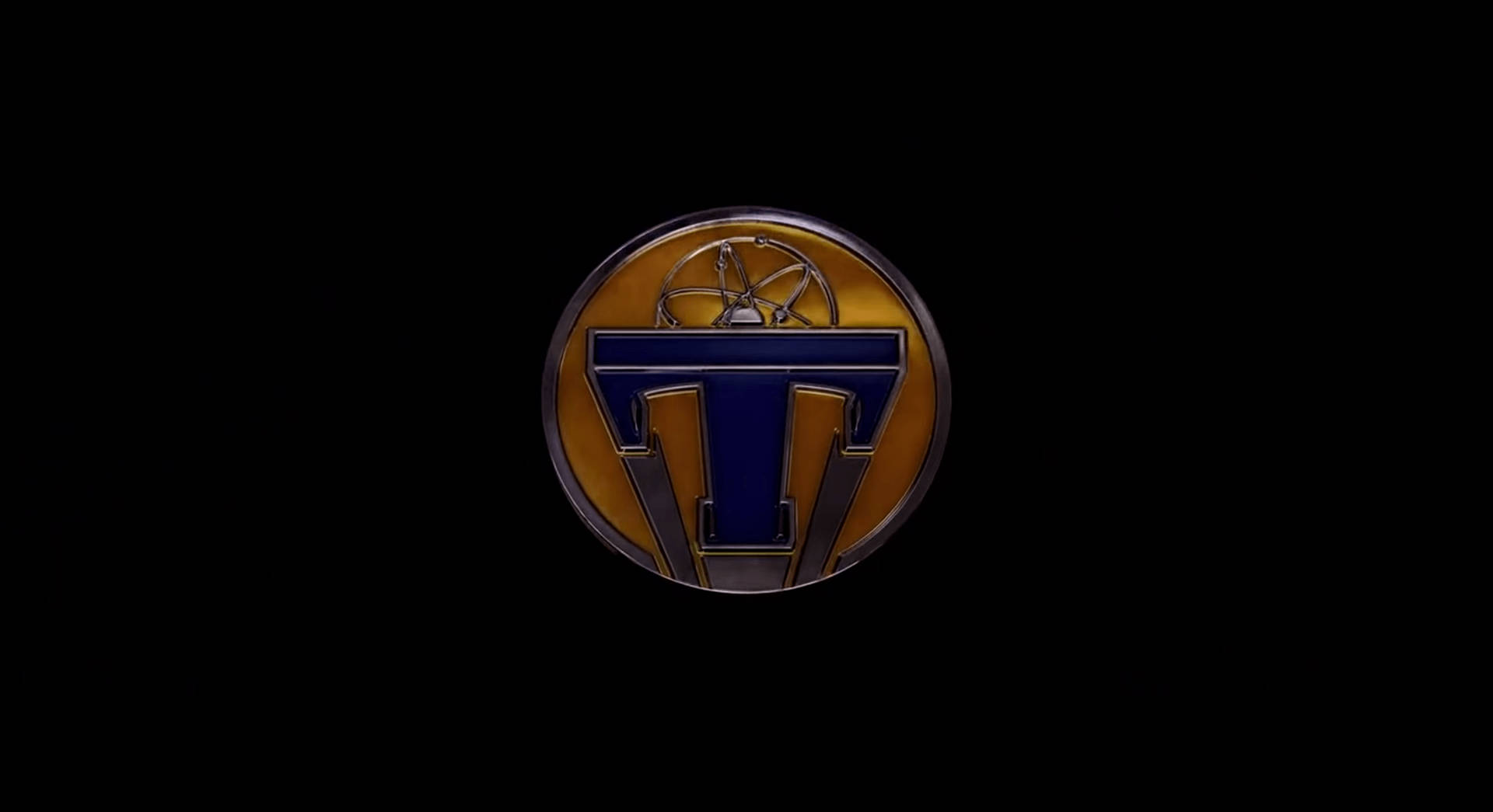 Tomorrowland Movie Golden Emblem Background