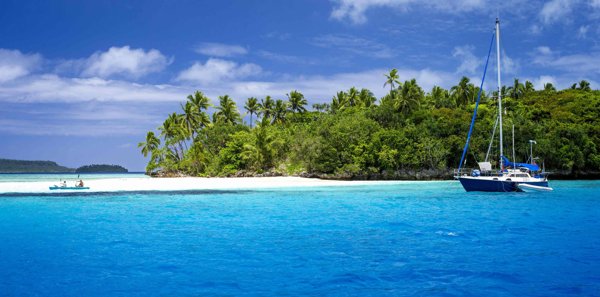 Tonga Boat Sailing Background