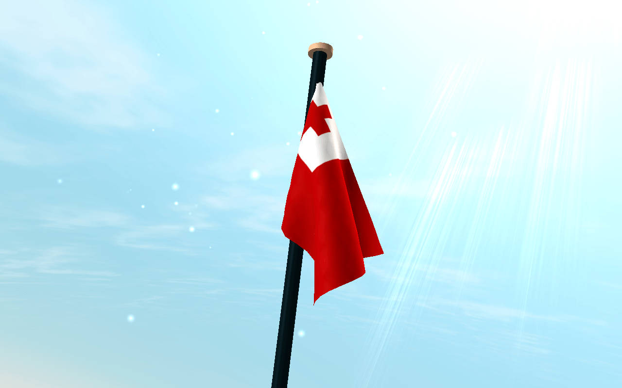 Tonga Flag Down Background