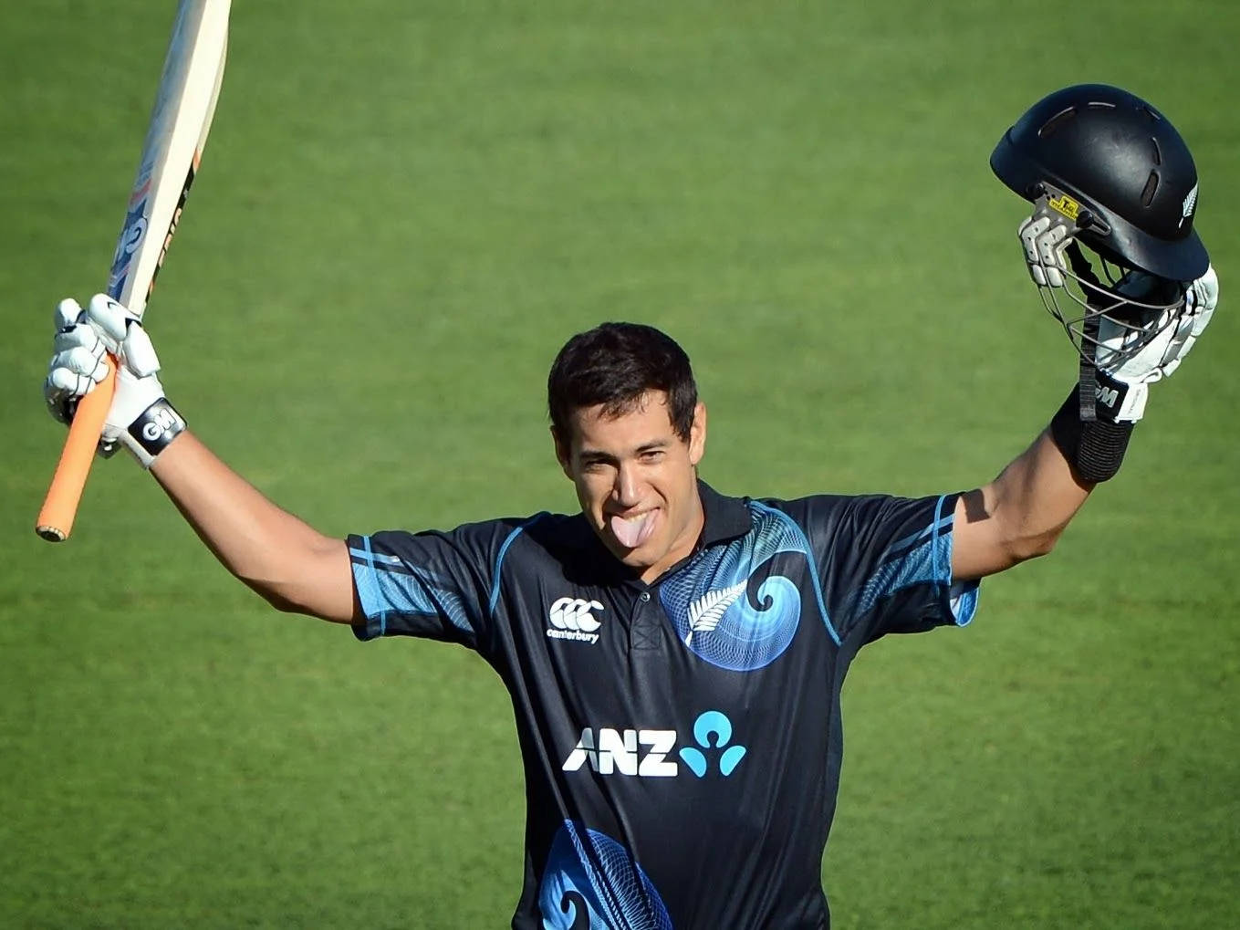 Tongue Out Ross Taylor