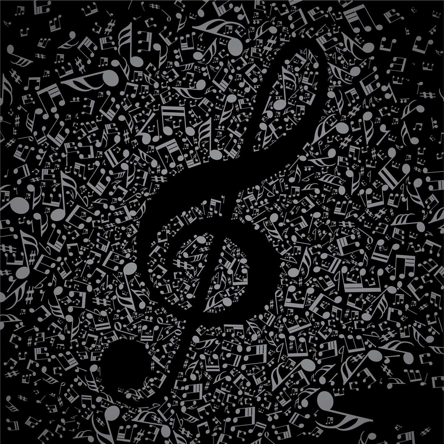 Tons Of Music Notes Background