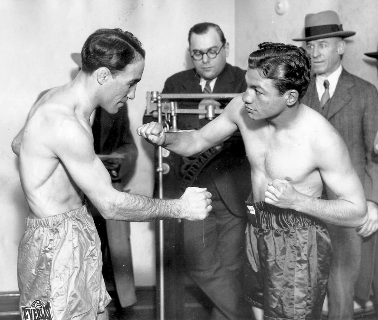 Tony Canzoneri Vs. Johnny Dundee Weigh-in Background
