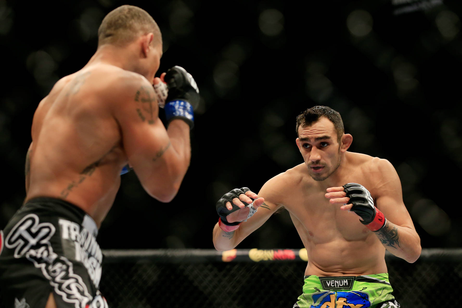 Tony Ferguson Displaying Stellar Defense Background