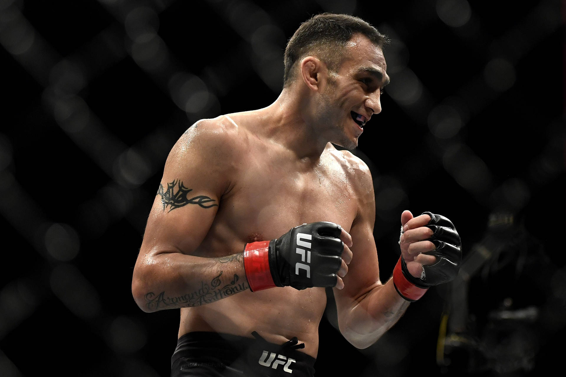 Tony Ferguson Fists Raised