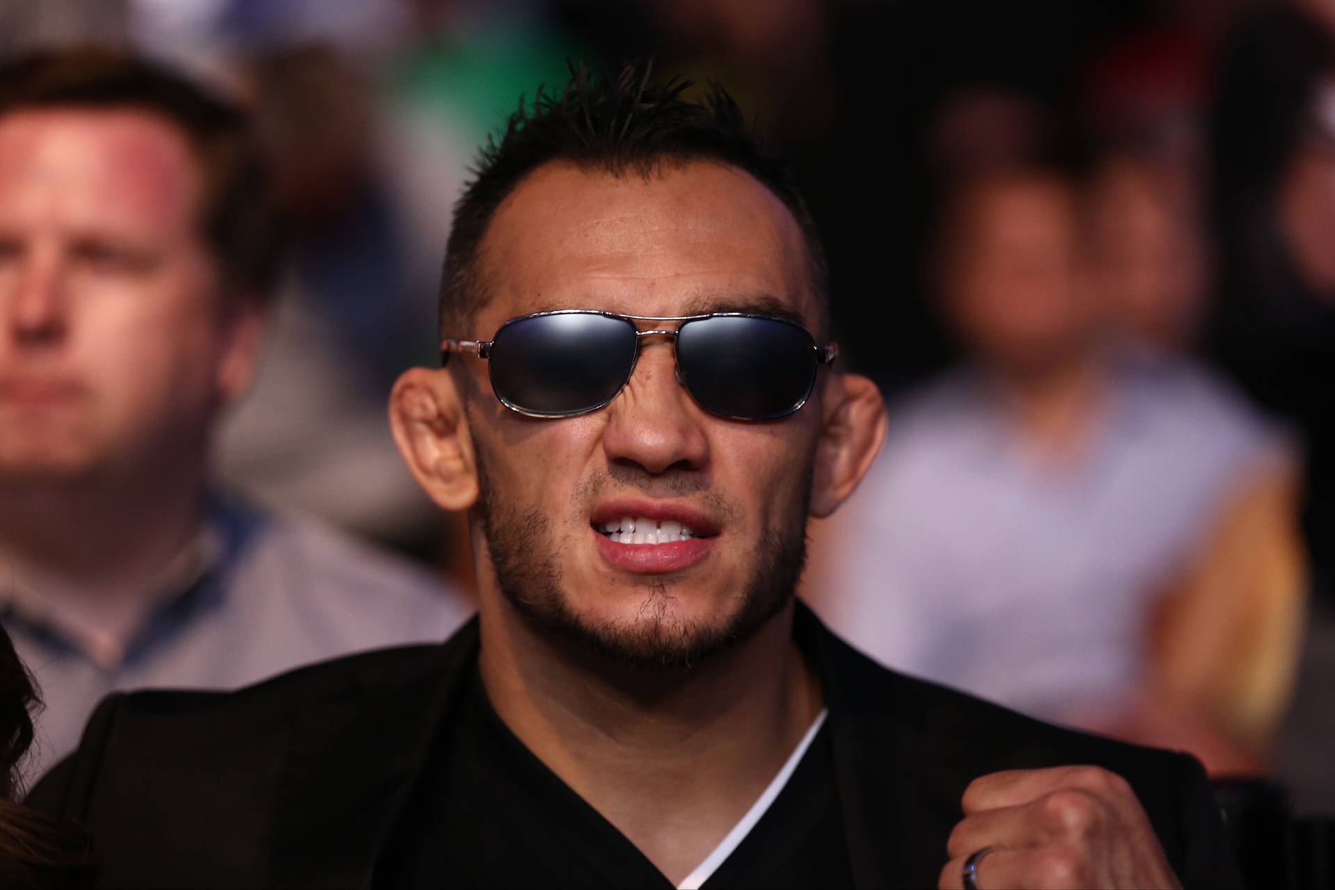 Tony Ferguson In The Audience Background