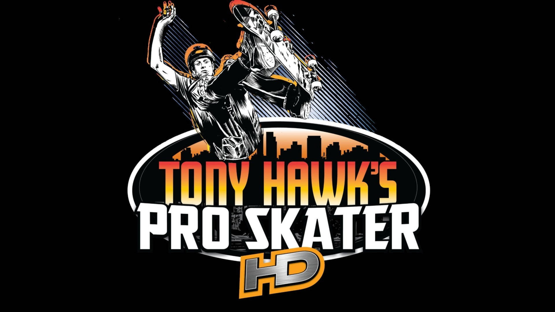 Tony Hawk Hd Logo Black