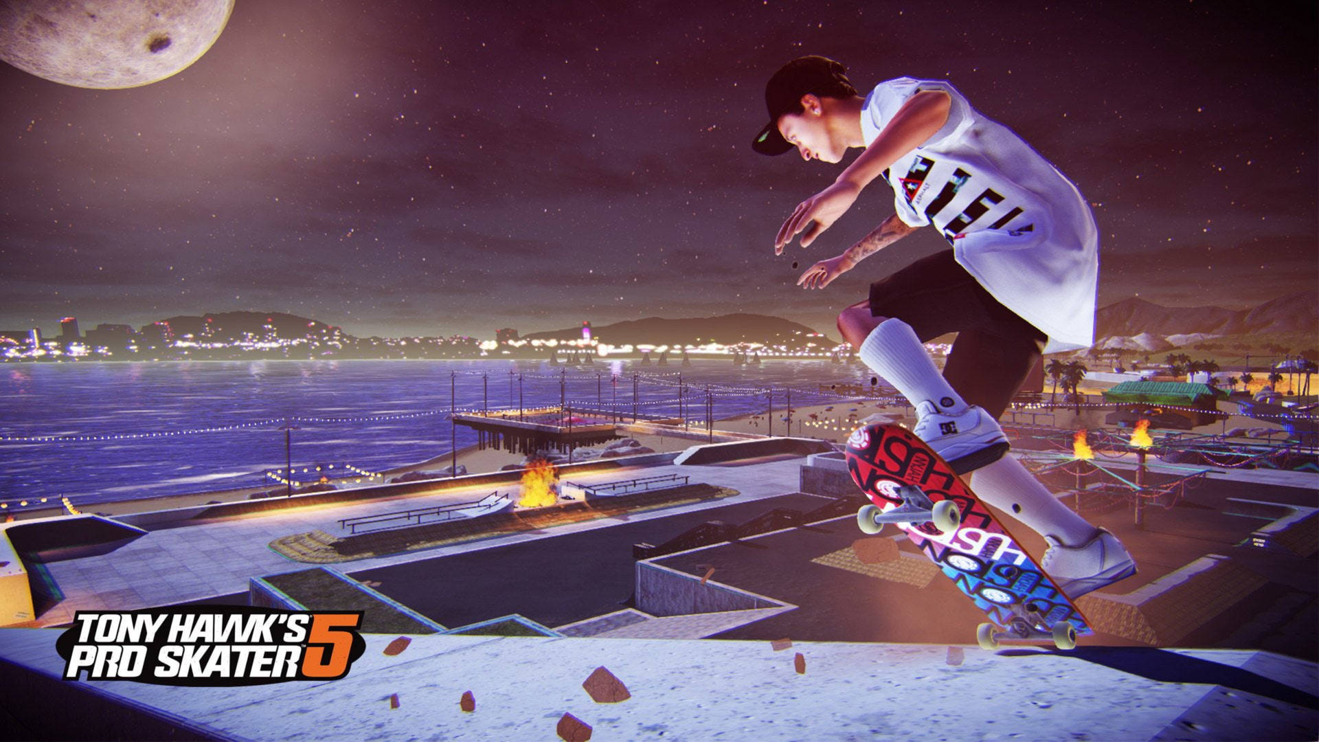 Tony Hawk Pro Skater 5 Night Background