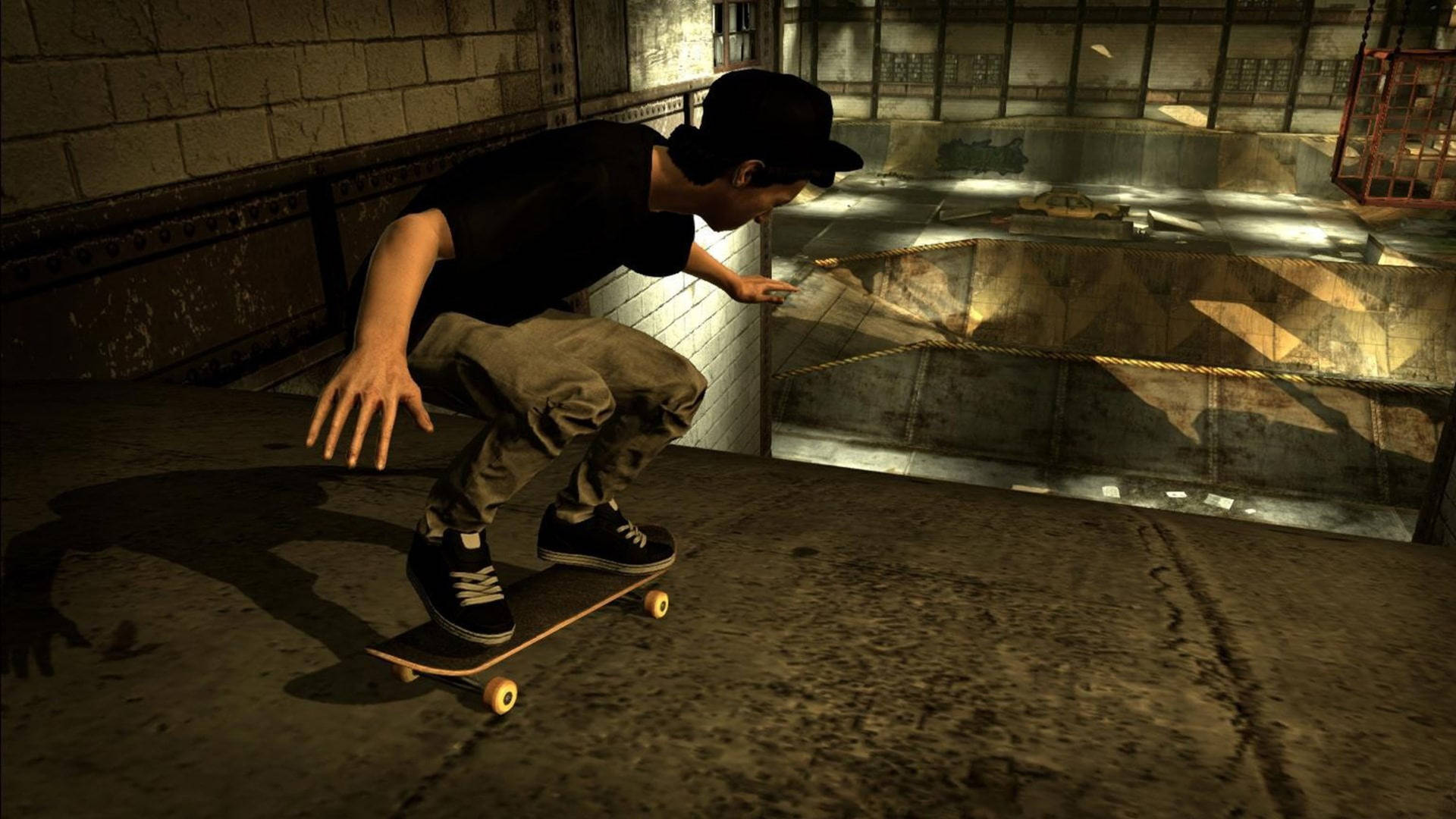 Tony Hawk Skater Hd Indoor Crouch Background