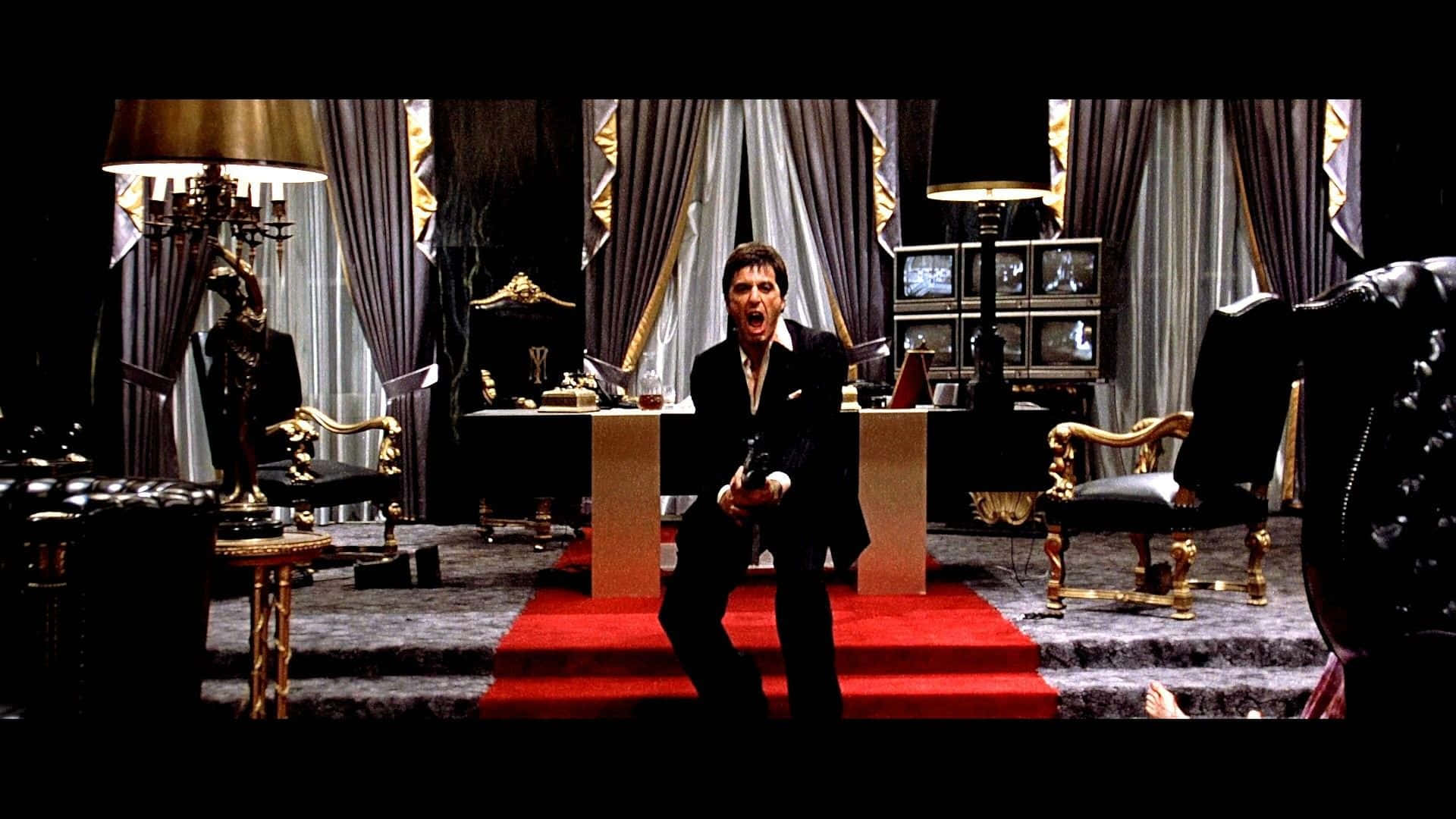 Tony Montana From Scarface Background