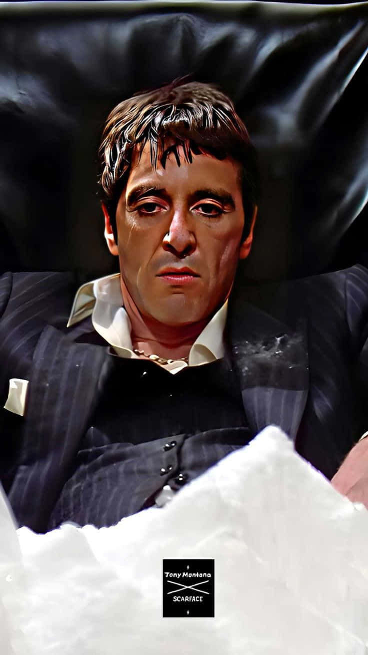 Tony Montana Scarface Mountainof Powder Background