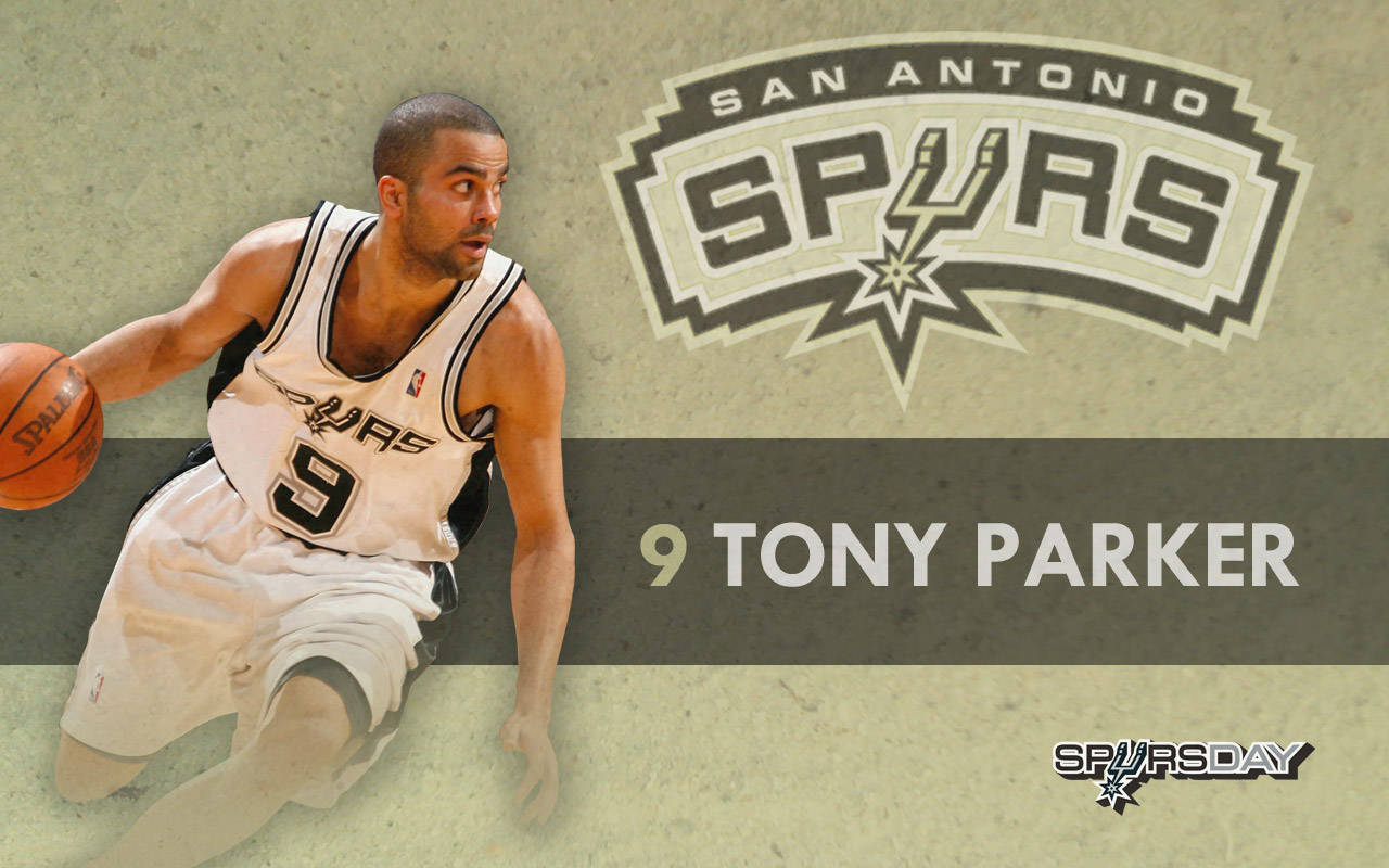 Tony Parker Green-themed Background Background