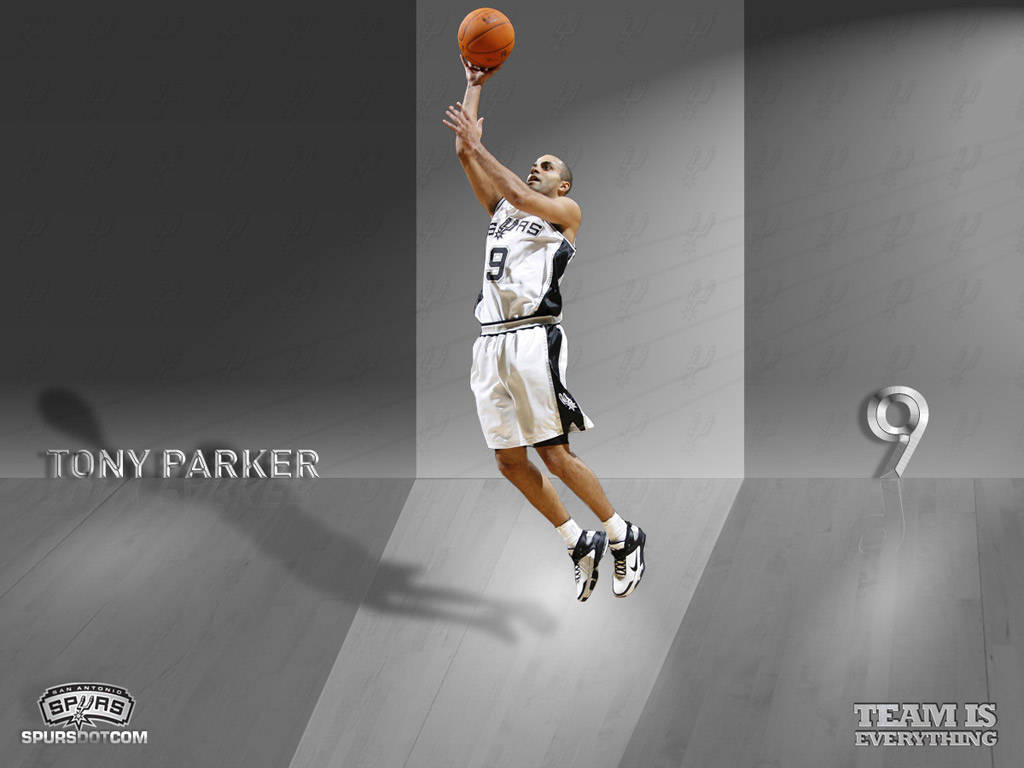 Tony Parker Silver Background Background