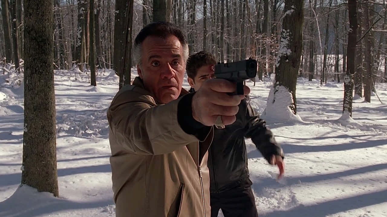 Tony Sirico Poses For A Portrait Background