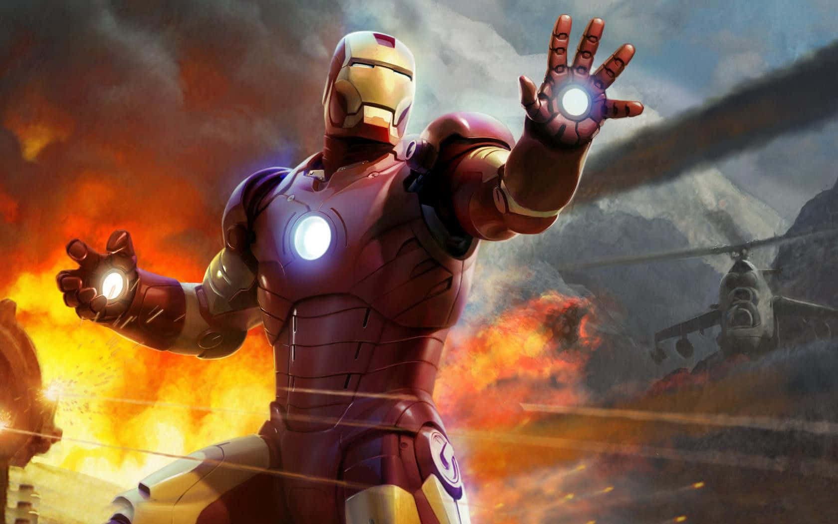 Tony Stark Suits Up For Iron Man 3 Background