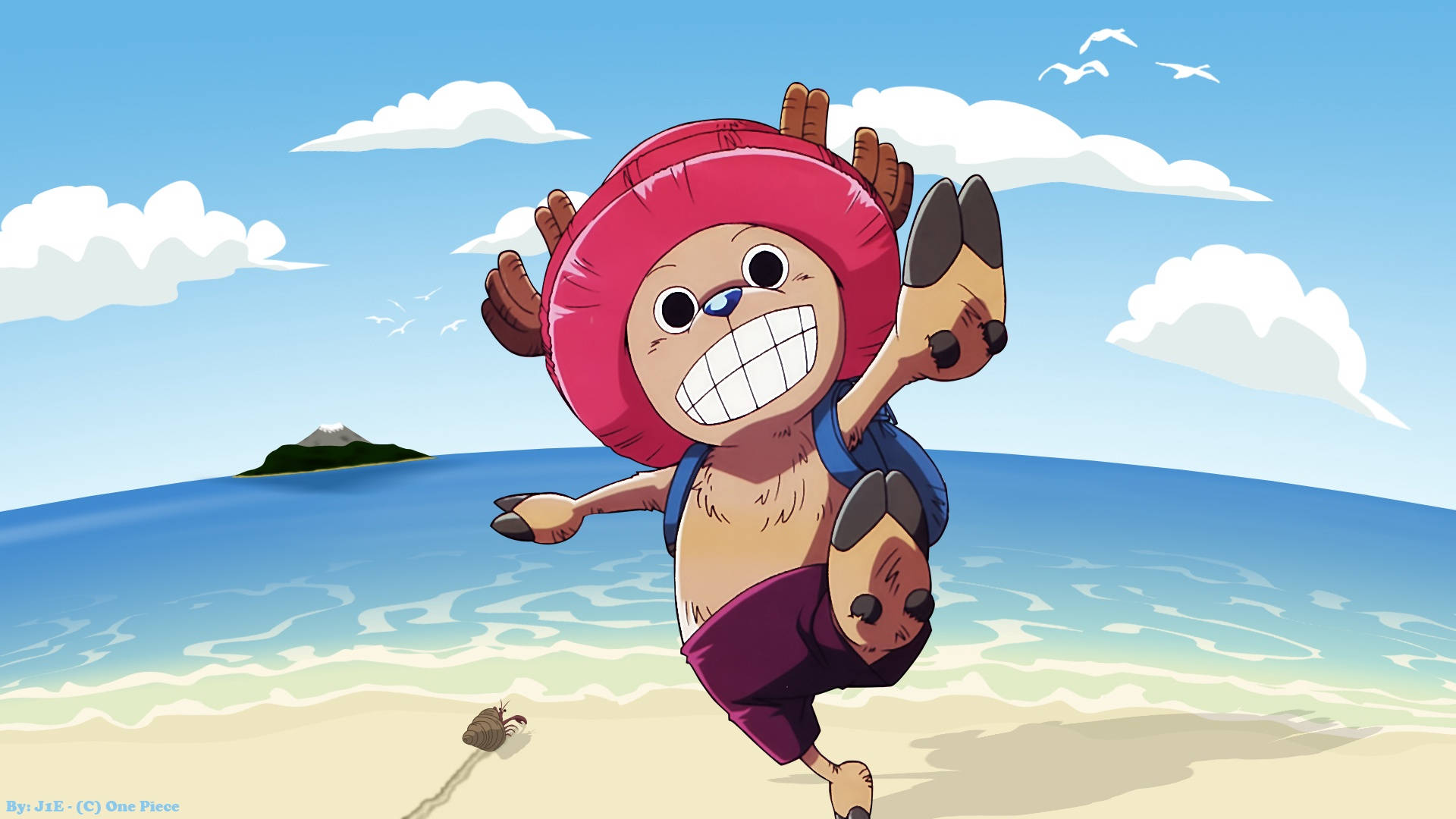 Tony Tony Chopper Beach Background