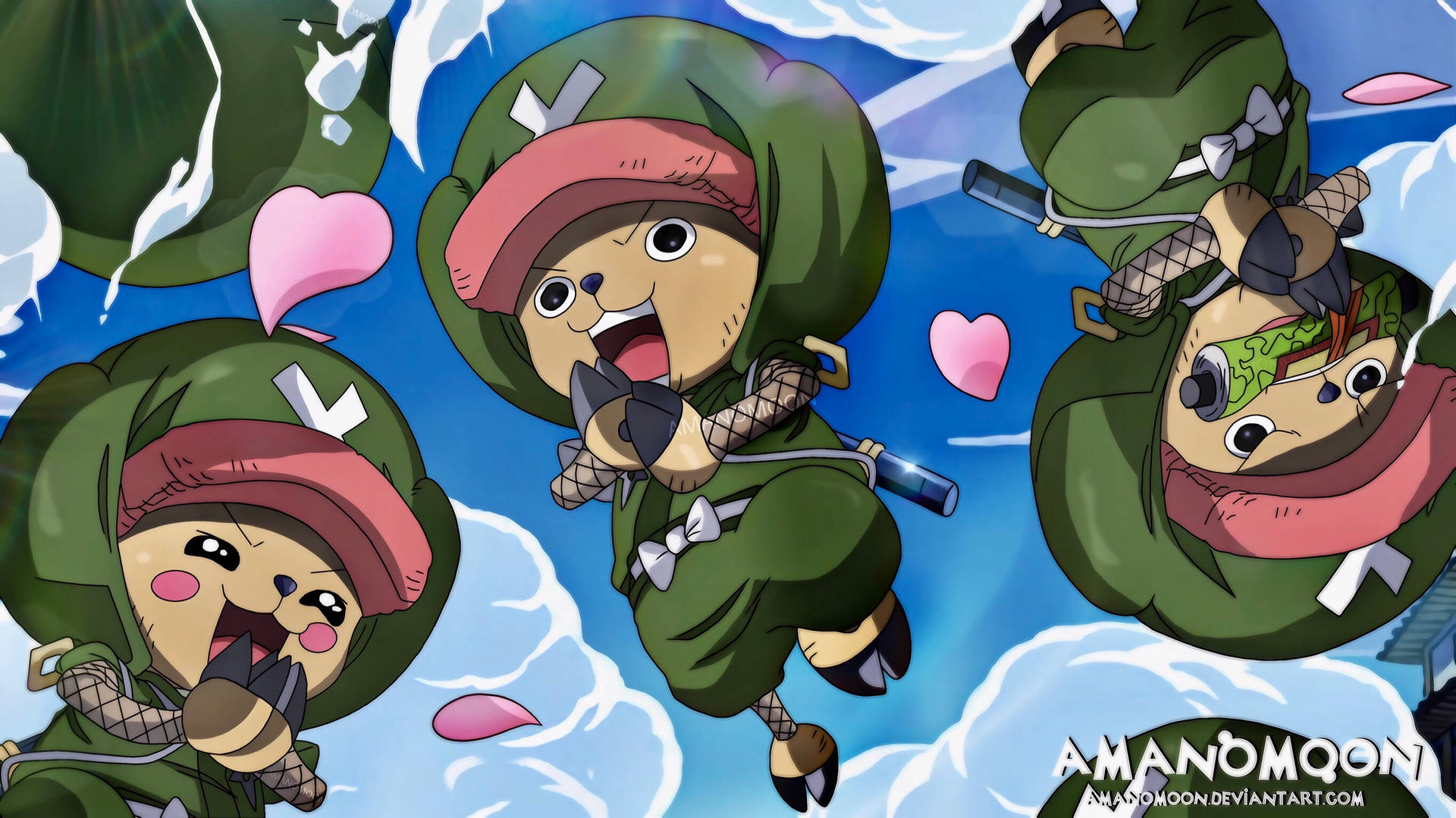 Tony Tony Chopper Floating Background