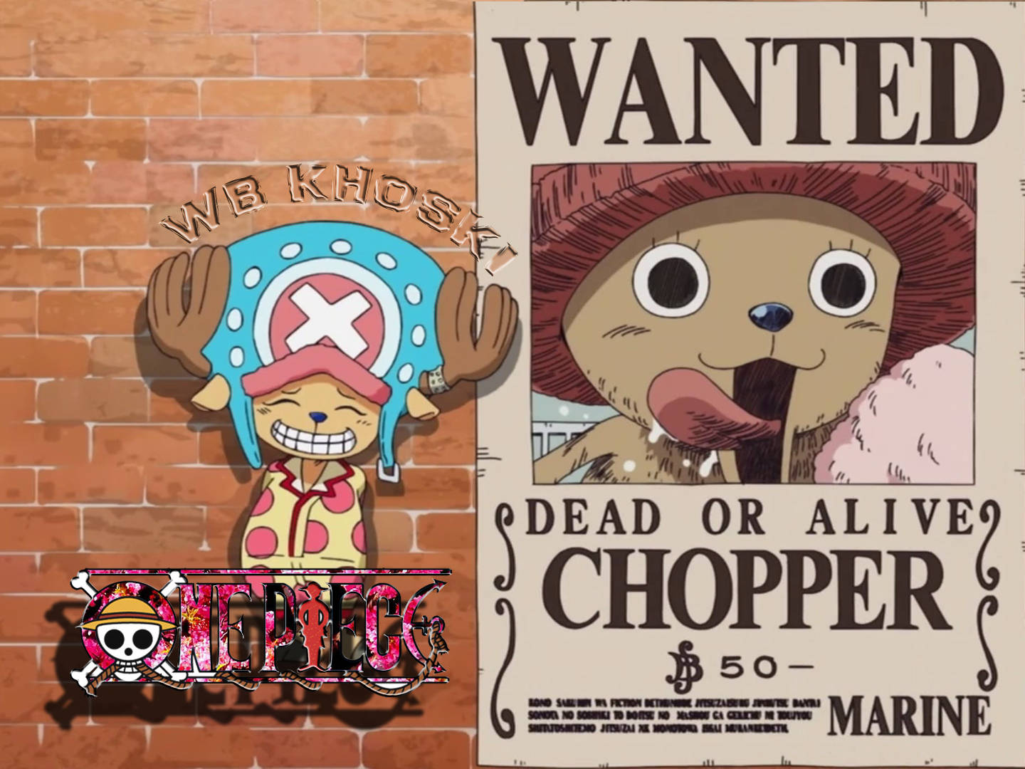 Tony Tony Chopper Wanted Poster Background