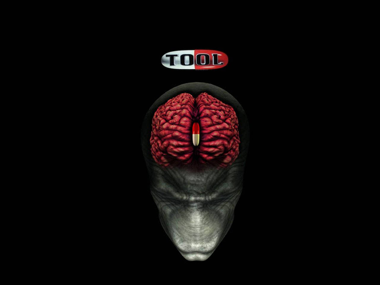 Tool Pill Head Art Background