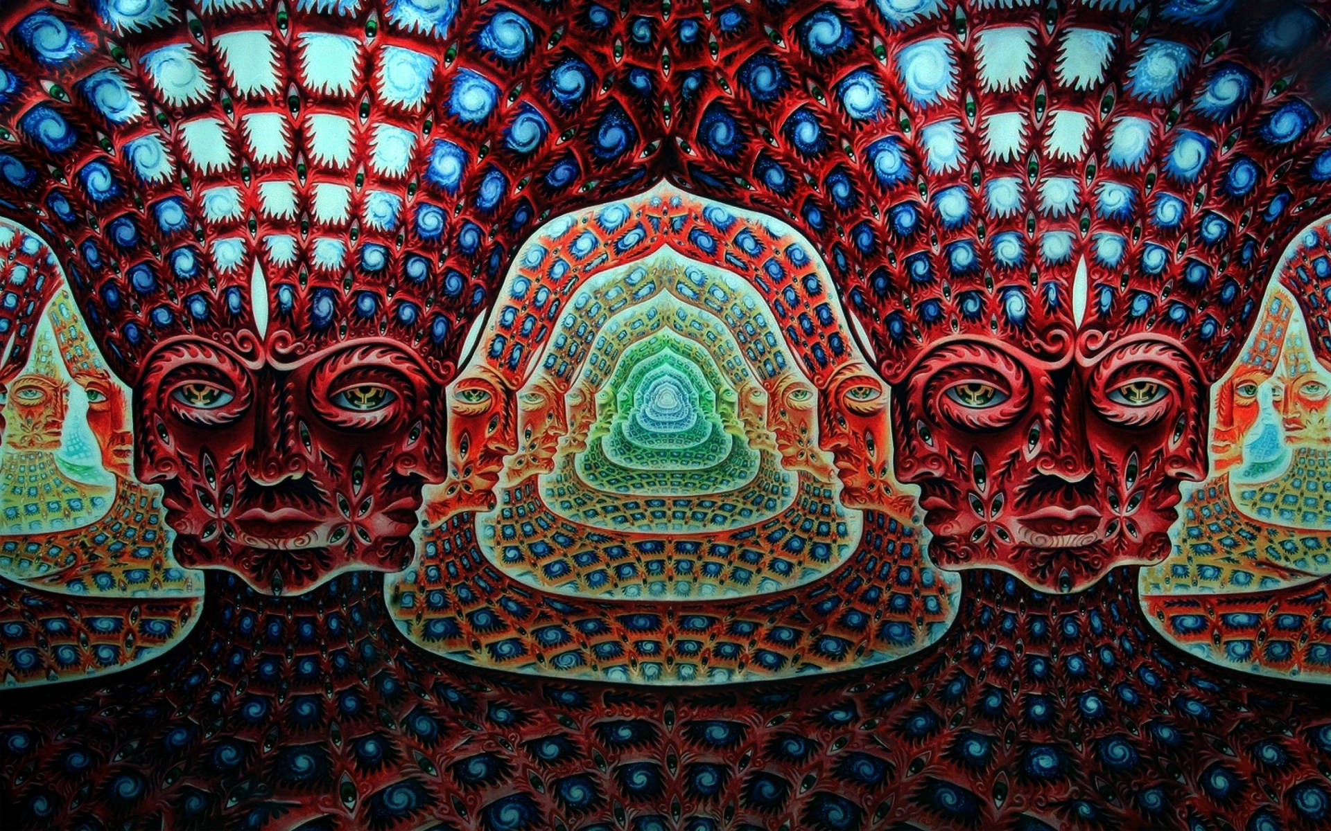 Tool Red Blue Art Background