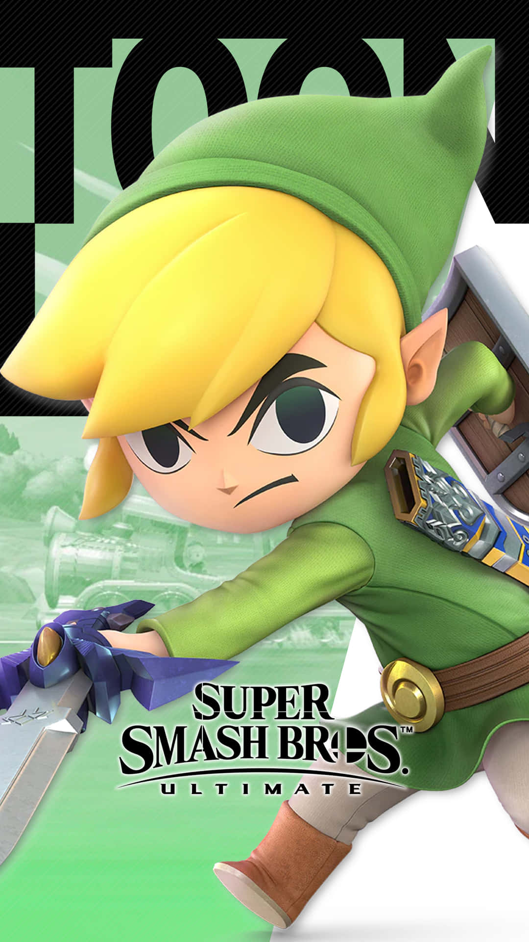 Toon Link Brings The Adventure To Life Background