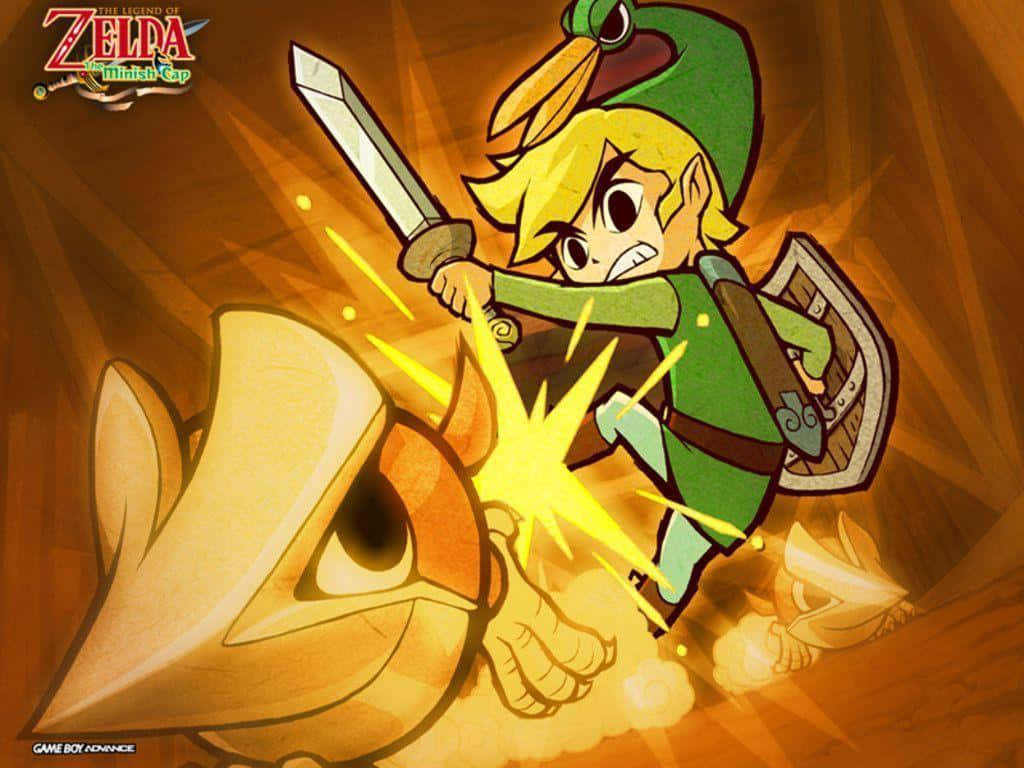 Toon Link Saves The World From Evil Forces Background