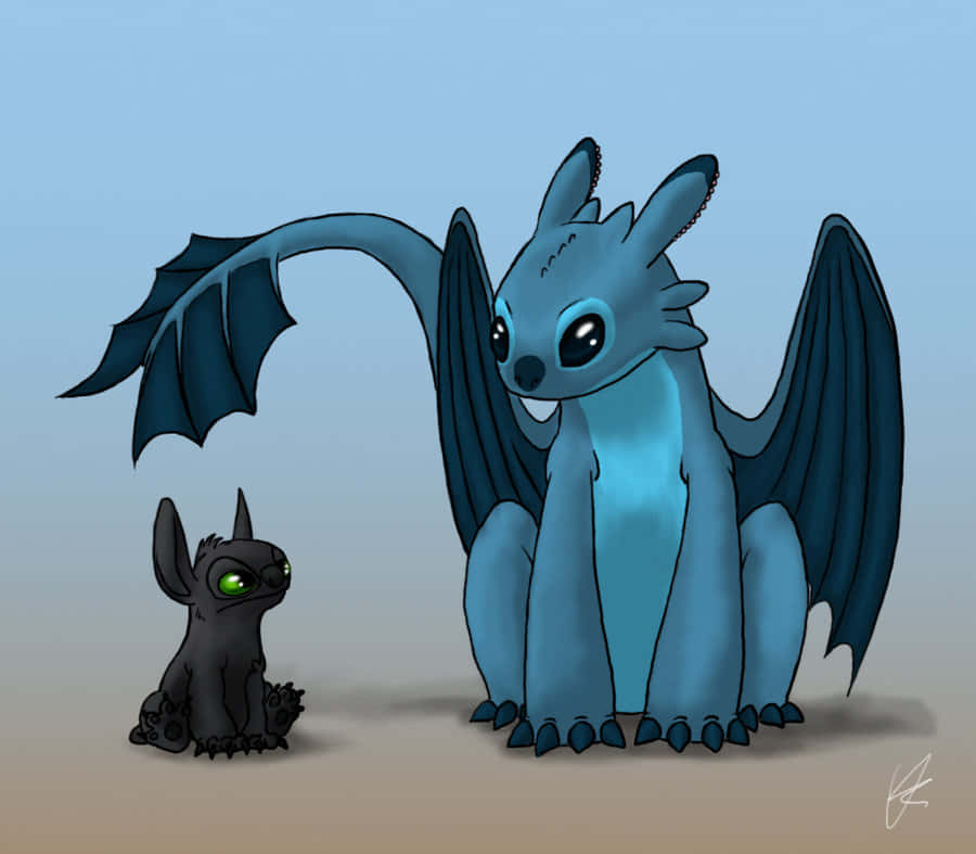 Toothless And Stitch, An Unlikely Friendship. Background