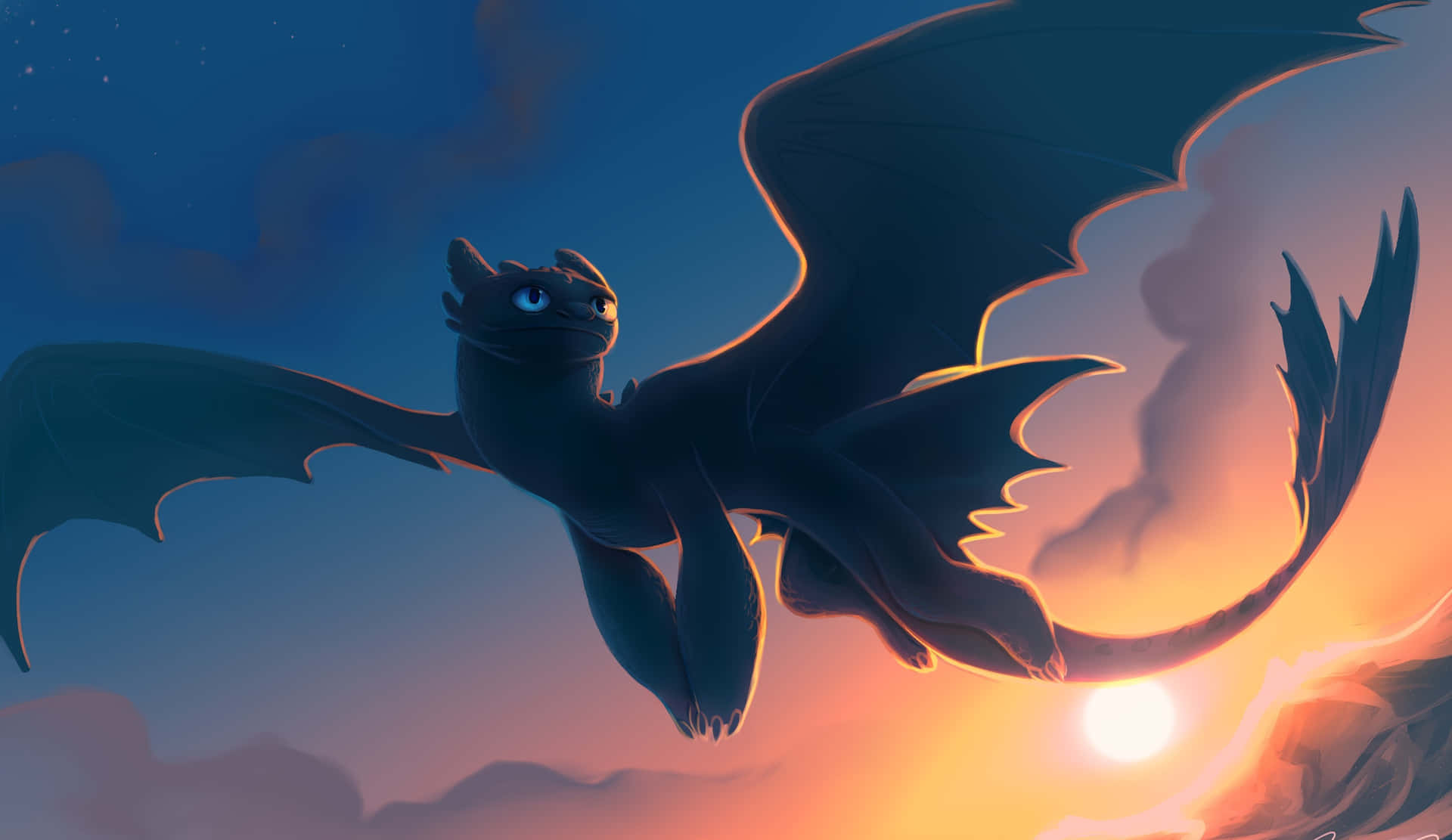 Toothless In How To Train Your Dragon 4k Background