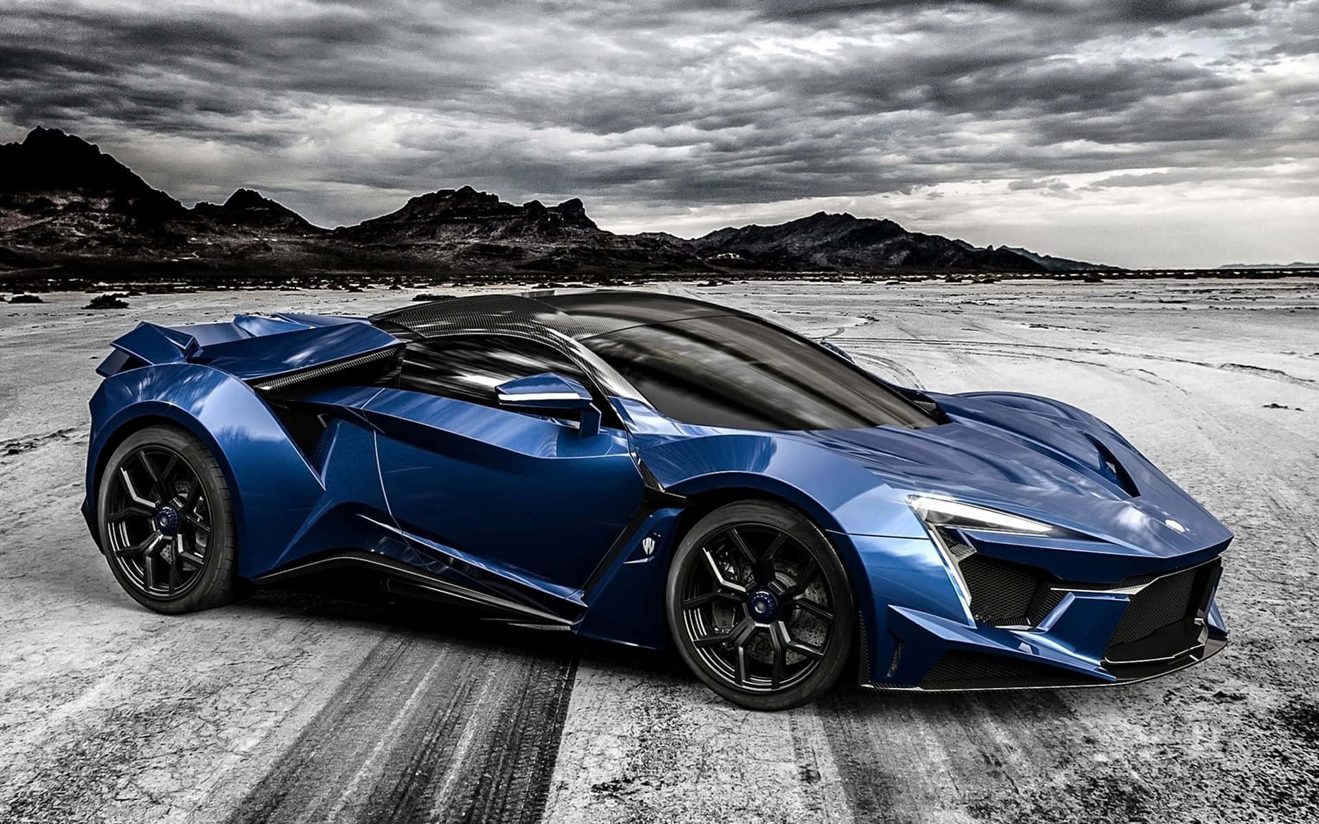 Top 10 Car Fenyr Supersport On Stormy Sky