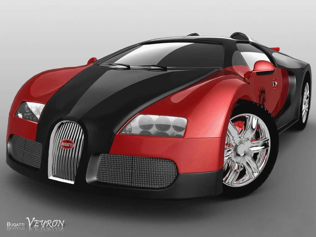 Top 10 Car Red Bugatti Veyron Background