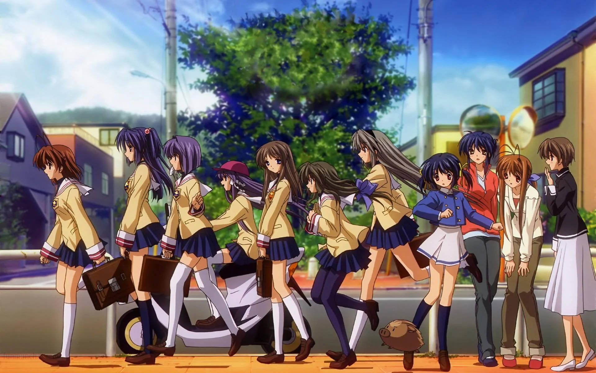 Top Anime Clannad Characters Background