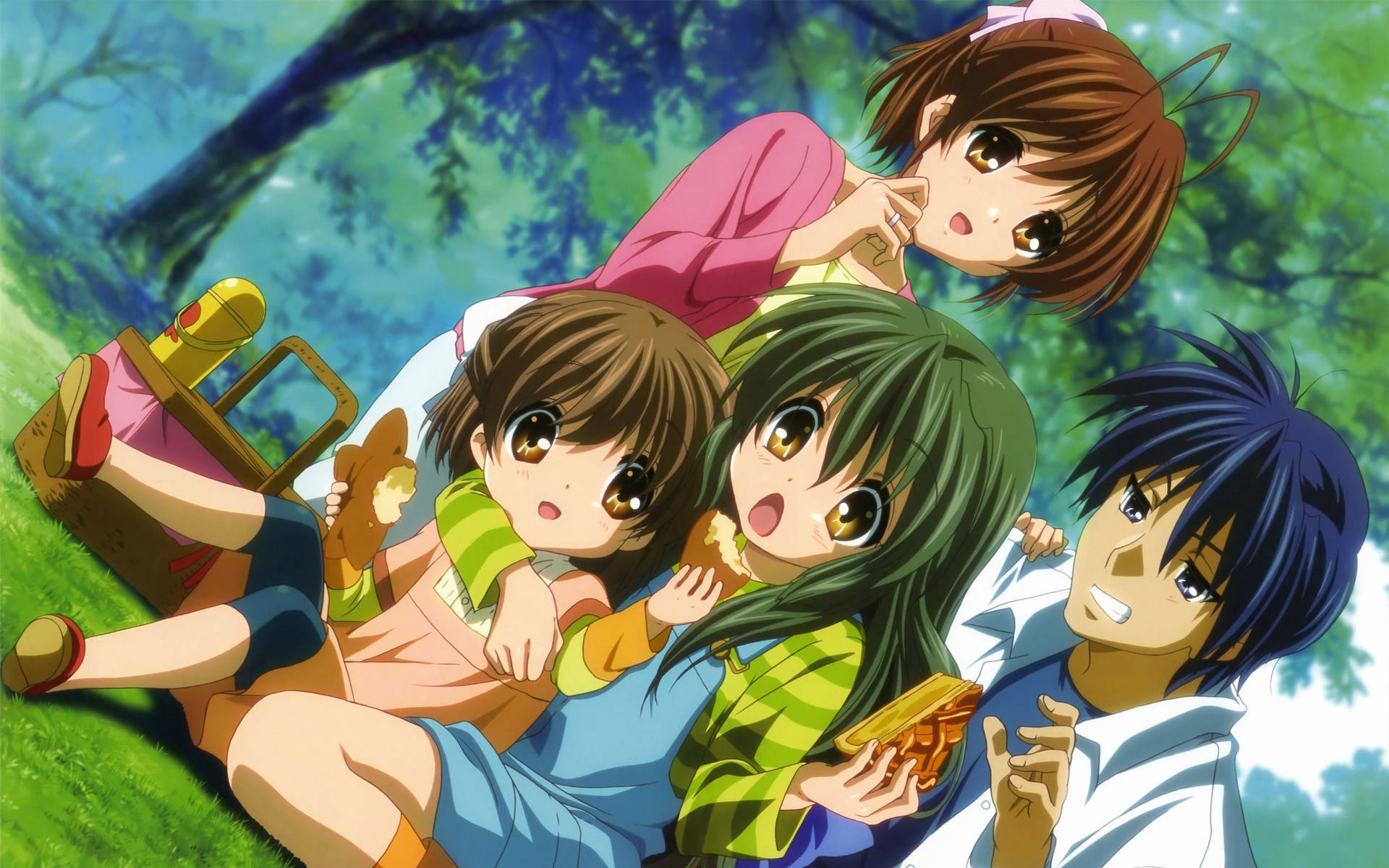 Top Anime Clannad Main Characters Background