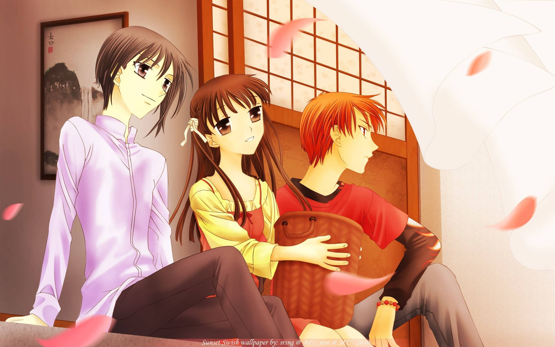 Top Anime Fruits Basket Spring Characters Background