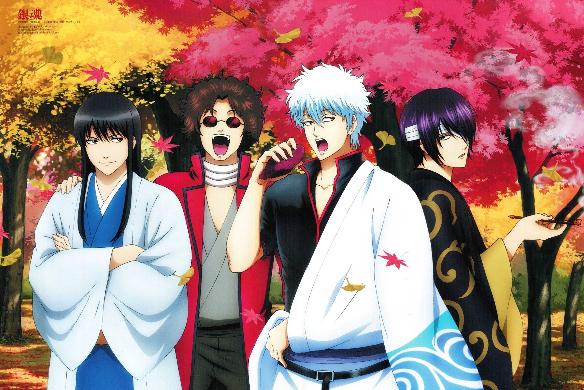 Top Anime Gintama Male Characters Background