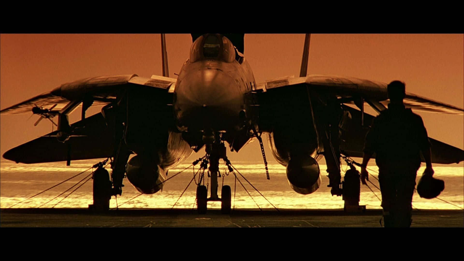 Top Gun F1 Fighter Jet Background