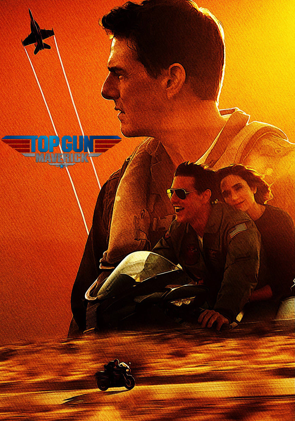 Top Gun: Maverick 2022 Movie Poster Background