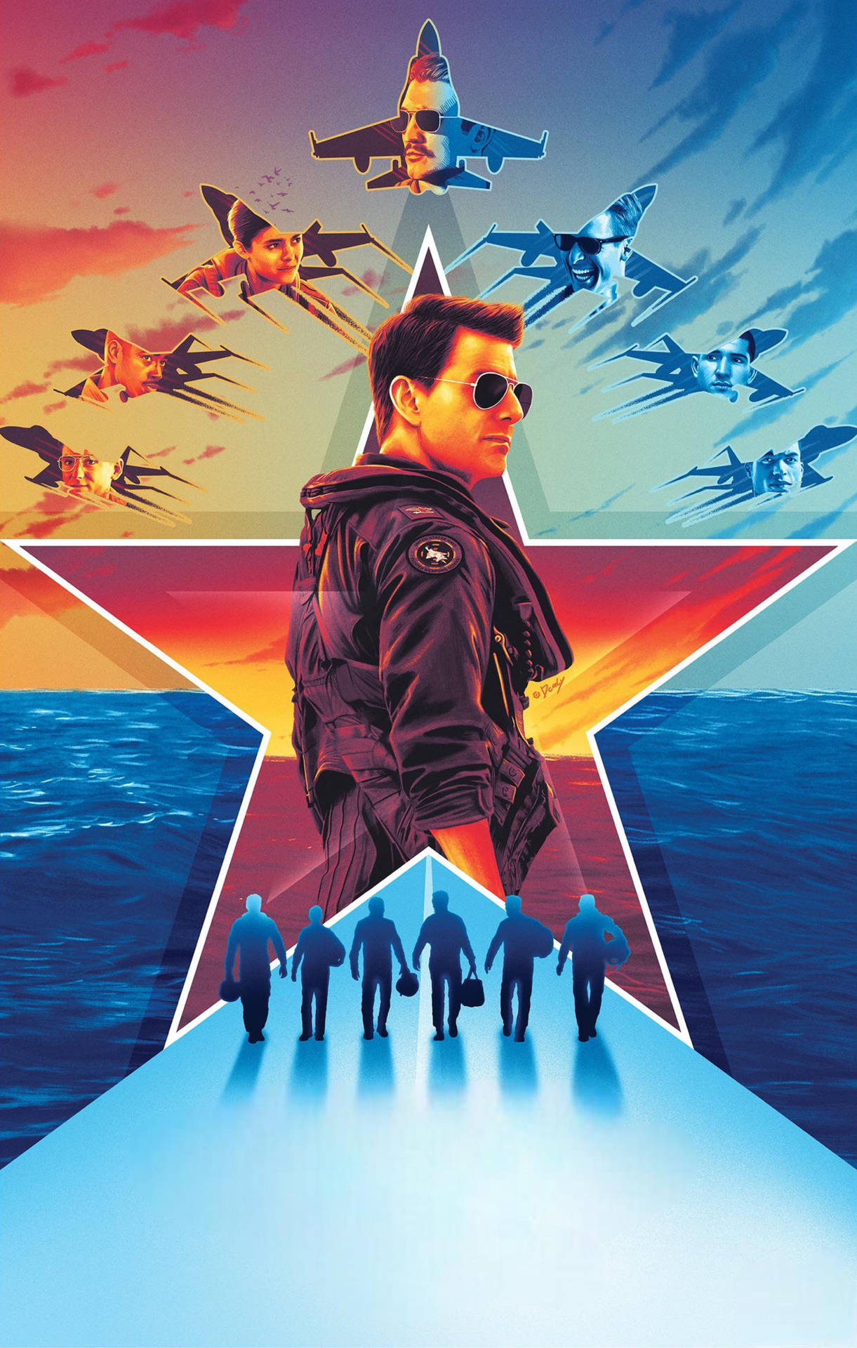 Top Gun: Maverick Digital Poster Background