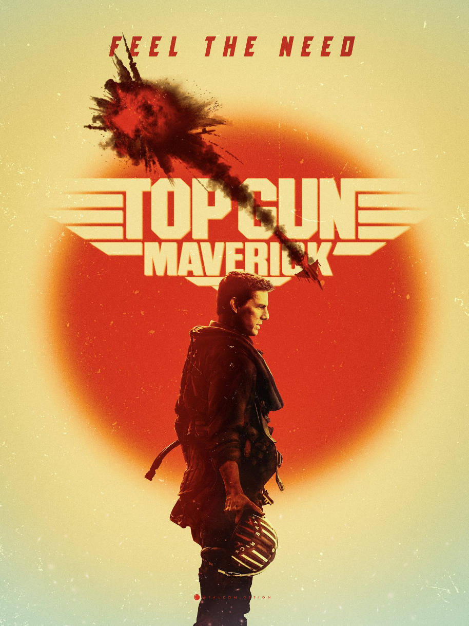 Top Gun Maverick Movie Poster Background