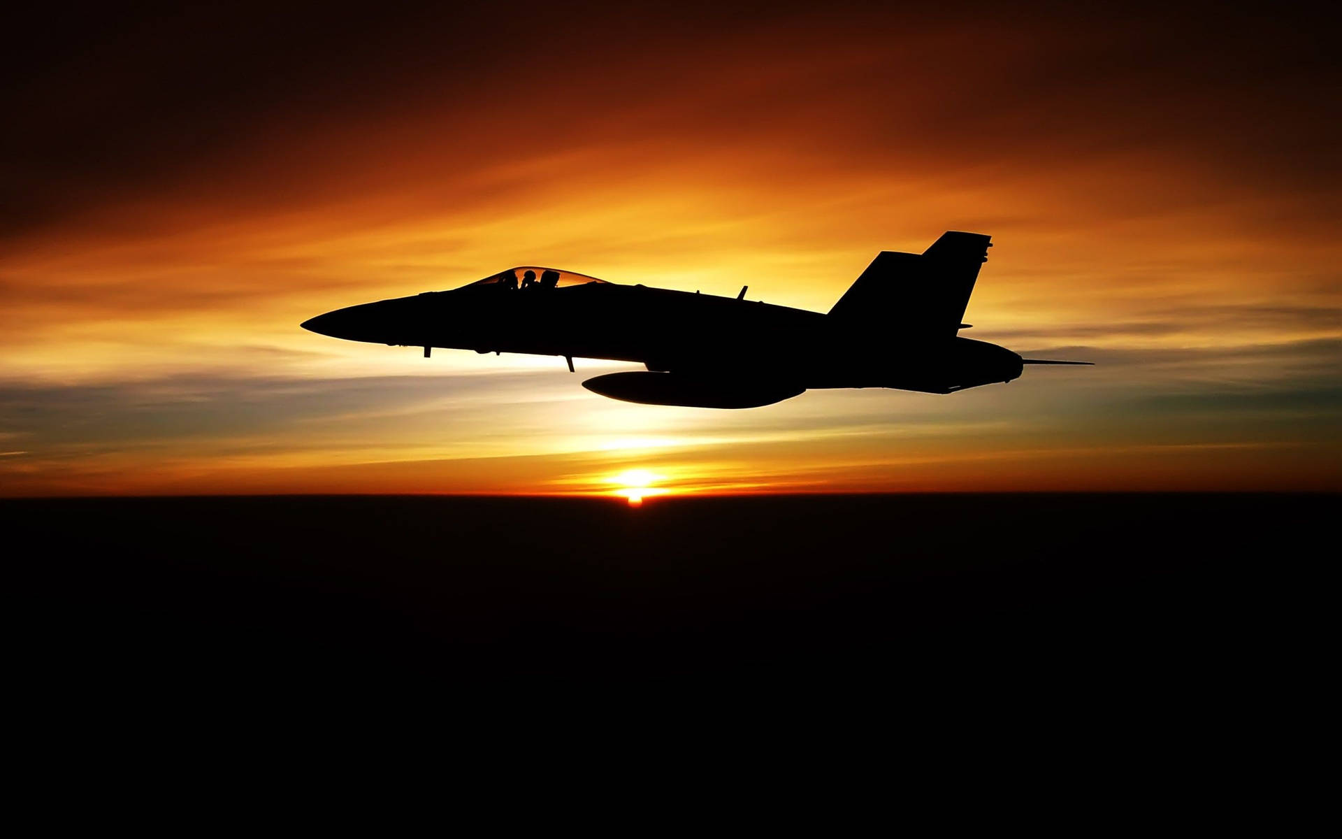 Top Gun Maverick Sunset Background