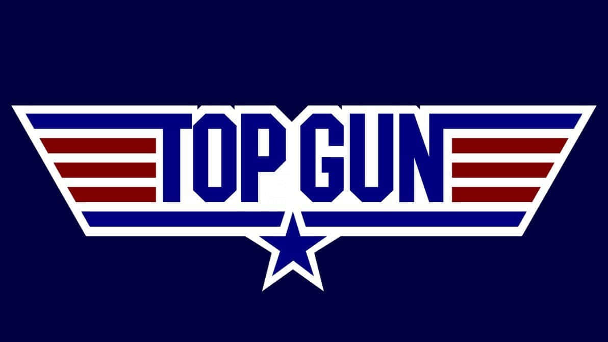Top Gun Movie Logo Poster Background