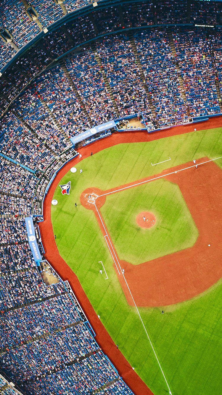 Top View Baseball Stadium Background