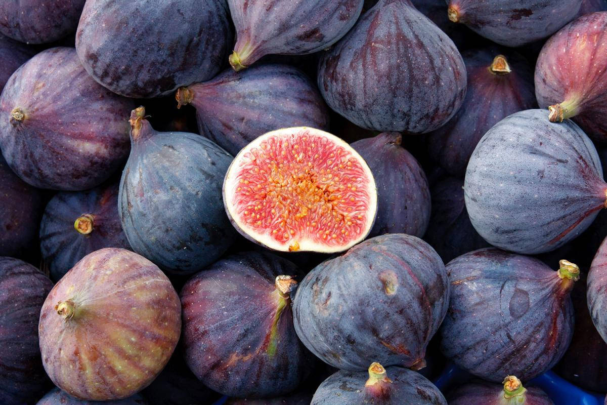 Top View Fresh Figs