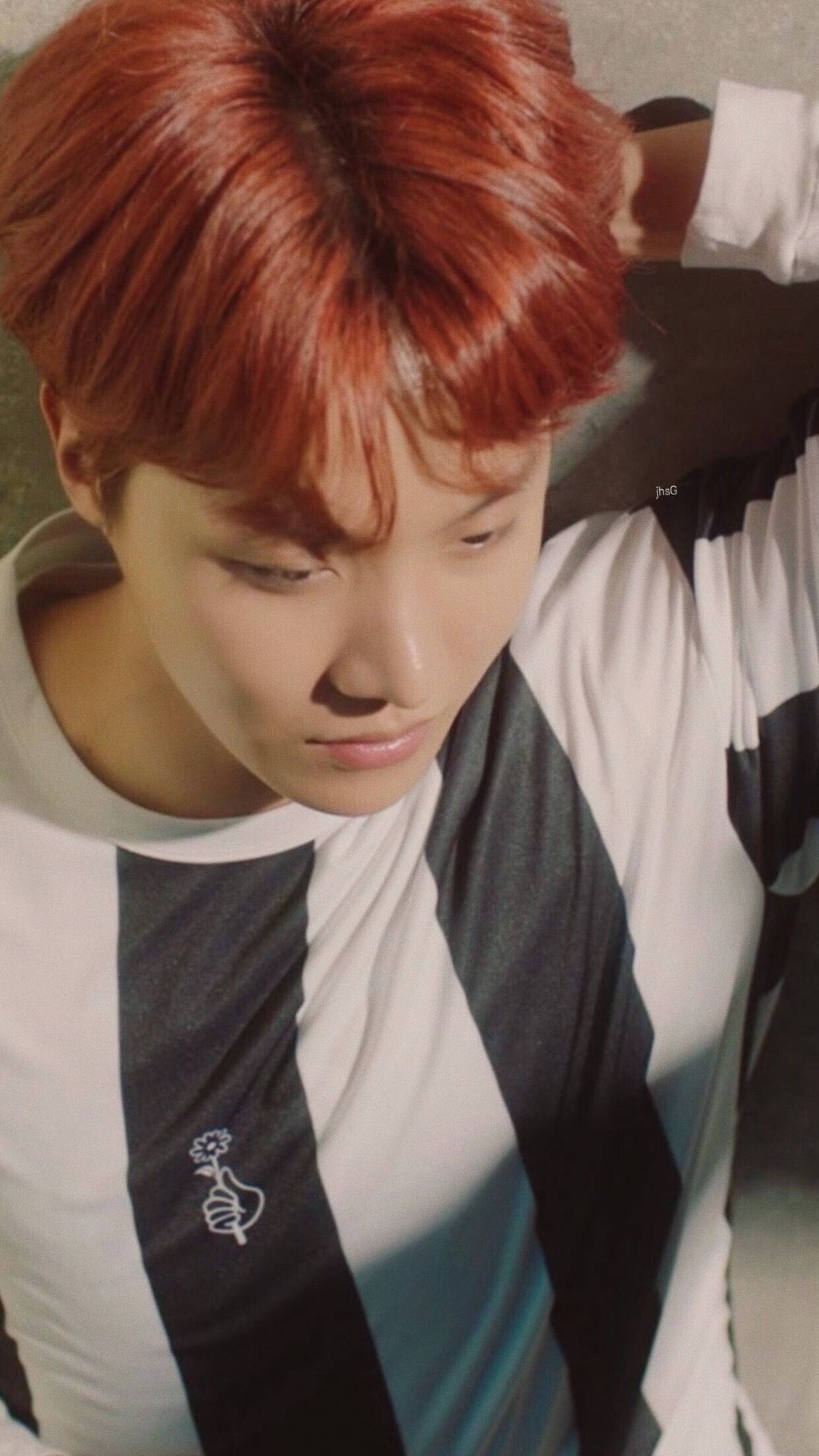 Top View Shot Jhope Cute Background