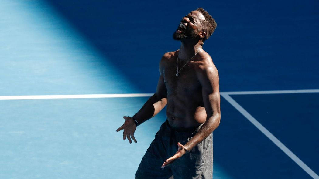 Topless Frances Tiafoe Background