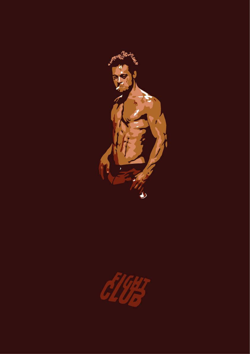 Topless Tyler Durden Fight Club Background